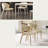 White Solid back side Chair(Set of 2)