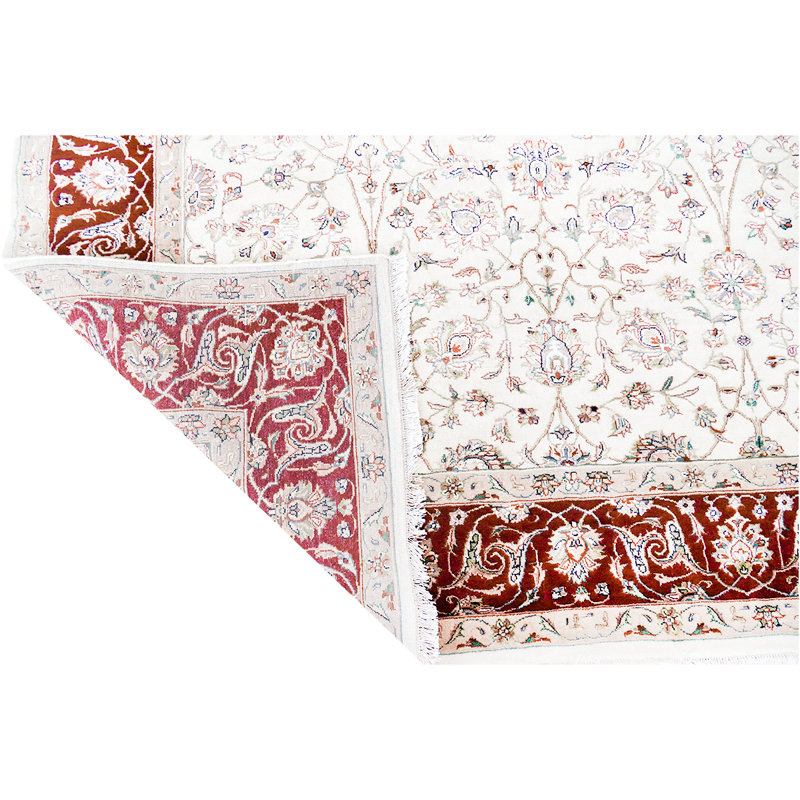 Hand Woven Wool Oriental Area Rug, Rectangle 5' x 8'
