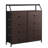 Ojaswi 8 Drawer, Double Dresser with Wooden, Chest of Drawer in 37.6''-99928116
