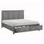 Lit plateforme en bois avec tiroirs-28533385