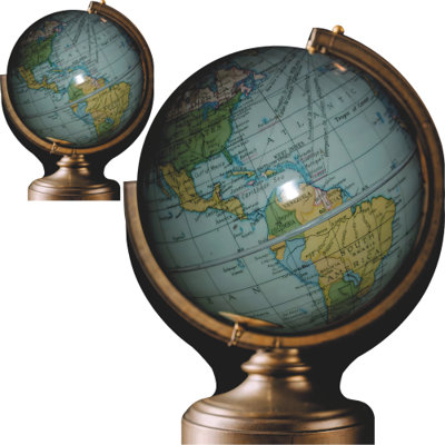 SP13397 World Globe Earth Map Prop Decor Cardboard Cutout Standee Standup