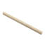 12" x 0.75" Honed Travertine Pencil Liner Tile Trim in Cream