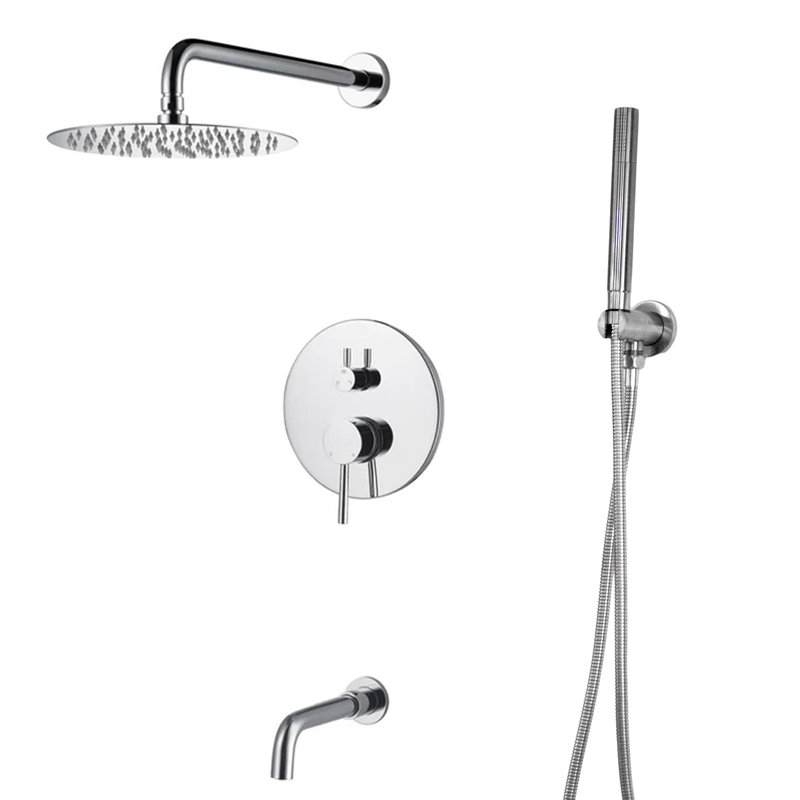 Mackenzie All-In-One Kit with Rough in-Valve, Polished Chrome