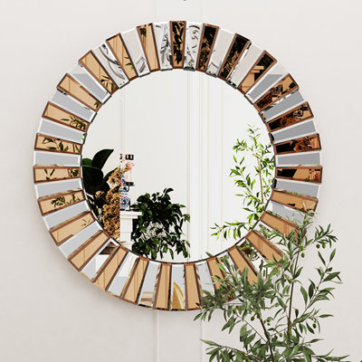 Fredi Glass Flat Wall Mirror