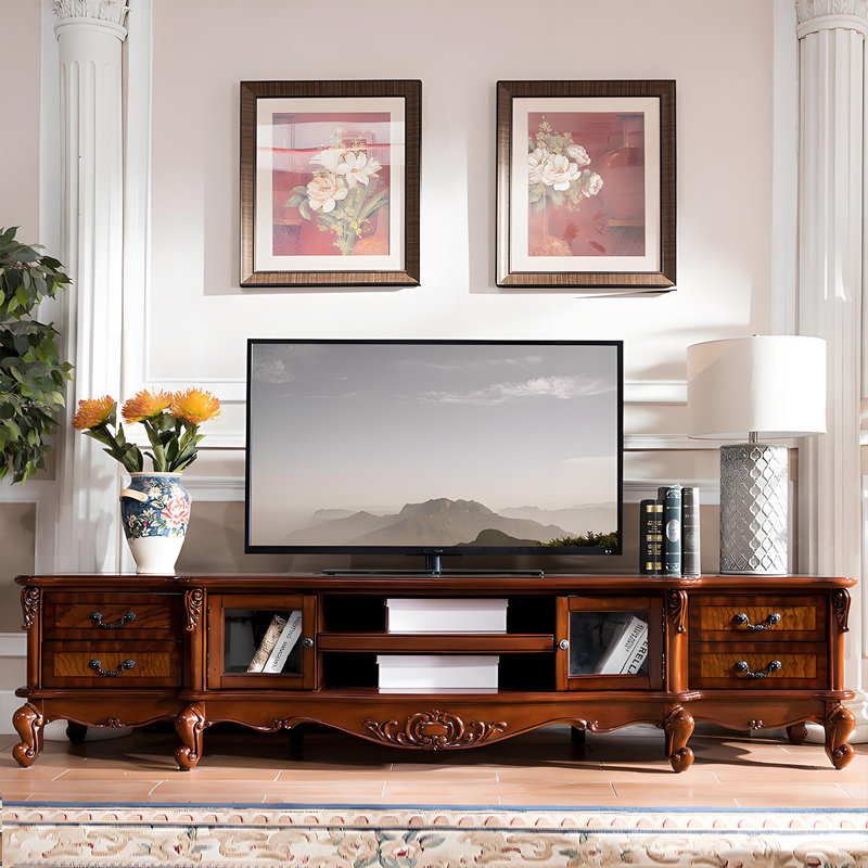 Meuble télé 78,74 po, H 21,65 po x L 78,74 po x l 21,65 po