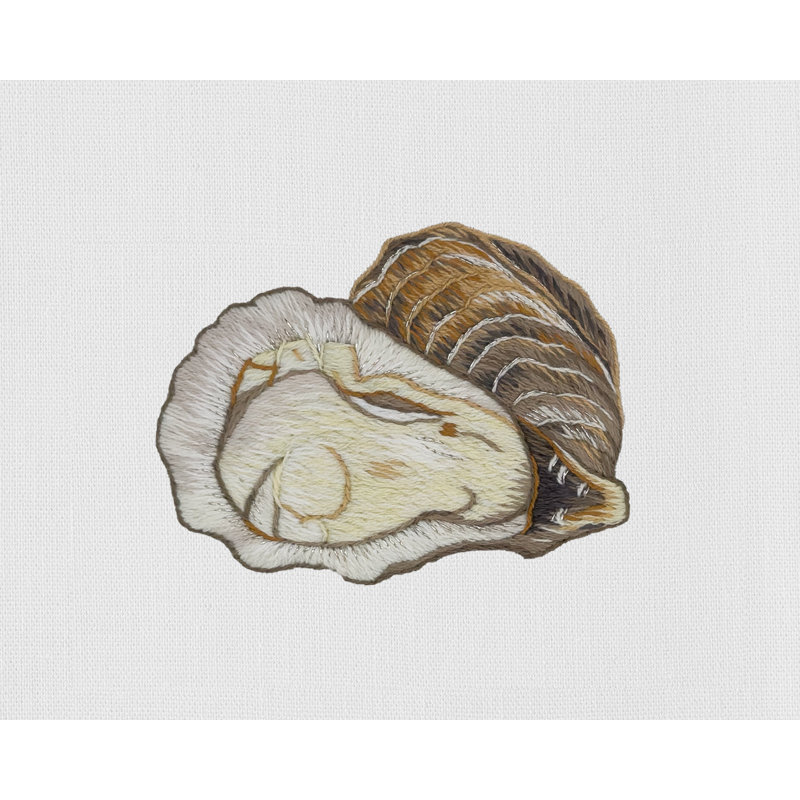 Oyster Tissue Box Cover