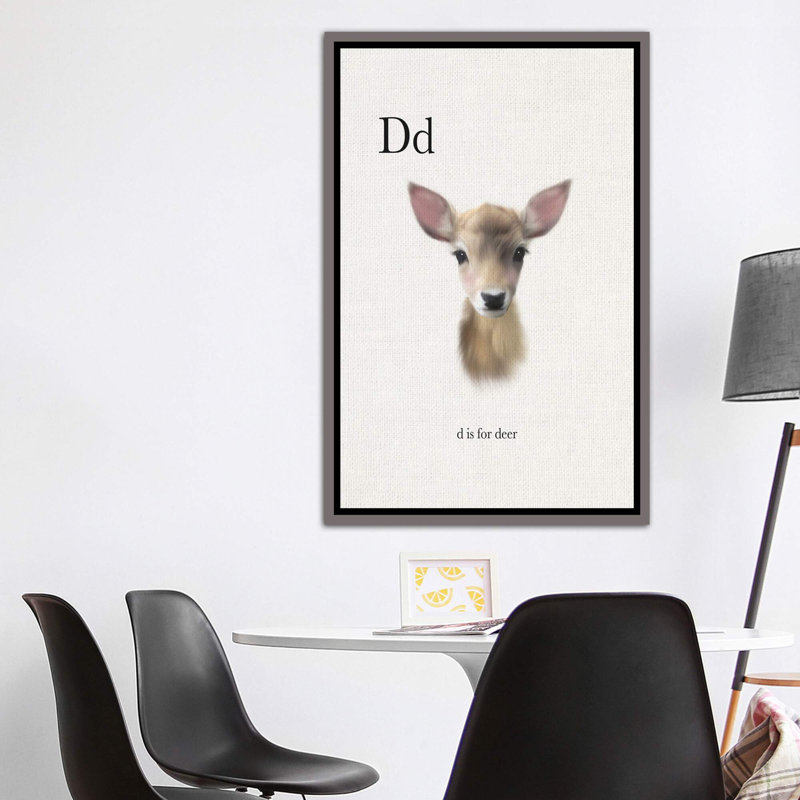 Animals, 60" H x 40" W x 1.5" D, Dark Rustic Wood Framed Canvas