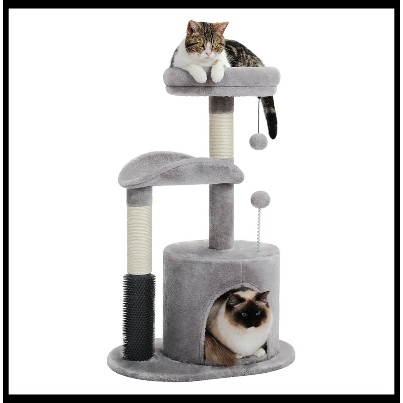 Emmelene 32.7'' H Cat Tree, Gray