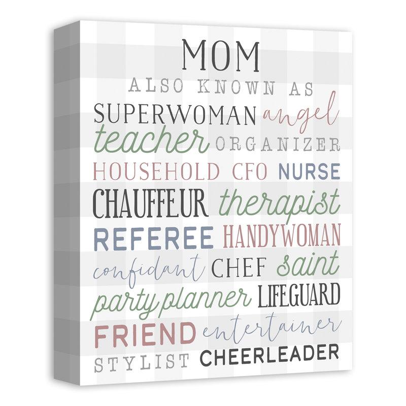 «Mom Mom», reproduction sur toile