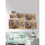 Fleurs dans un vase - reproduction sur toile tendue-271386833