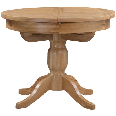 Forelli Extendable Oak Oval Dining Table