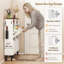 Armoire de rangement pour chaussures avec 4 tiroirs rabattables, armoire à chaussures étroite, blanc-28324986