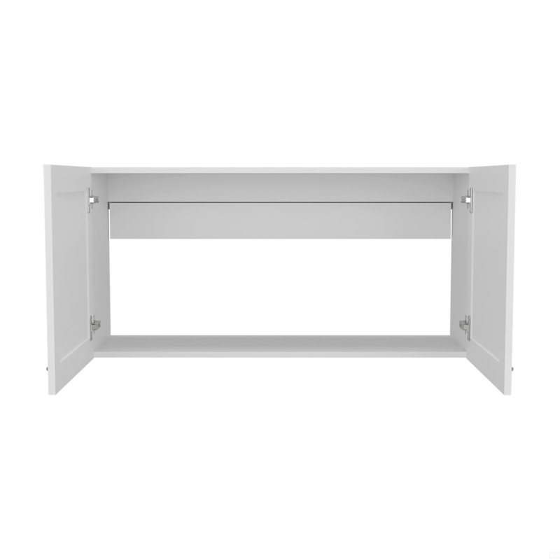 Armoire murale, 2 portes, Blanc