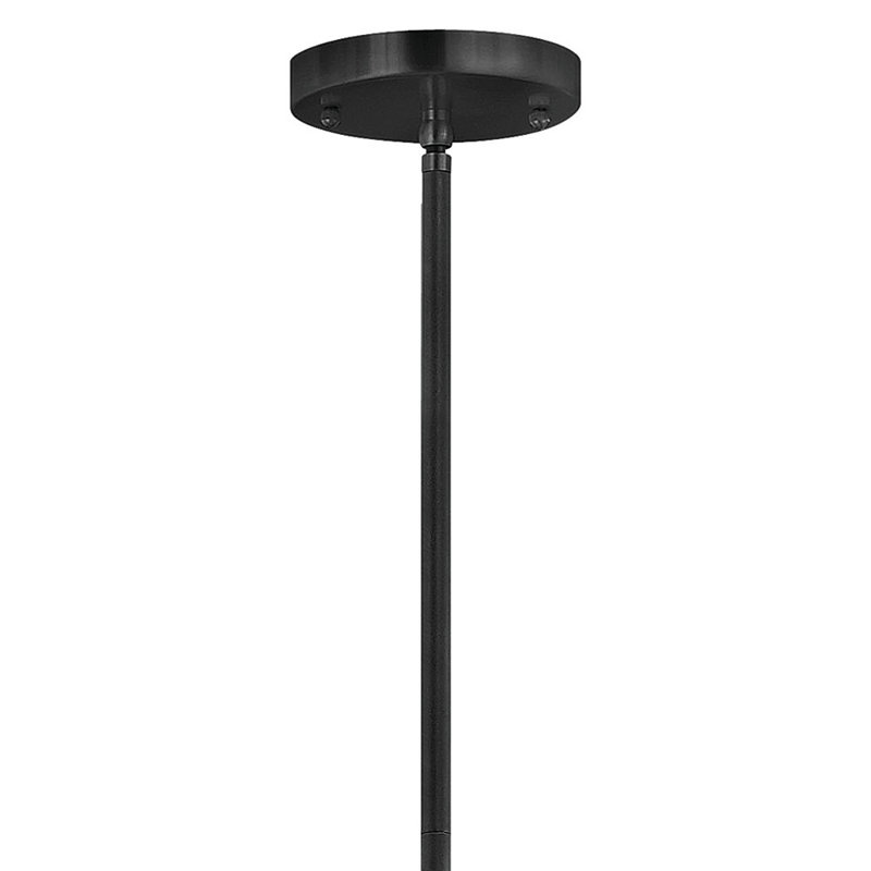 Tige d'accessoire en acier 12 po, Noir