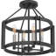 Plafonnier semi-encastré en cage 16 po Clearbrook