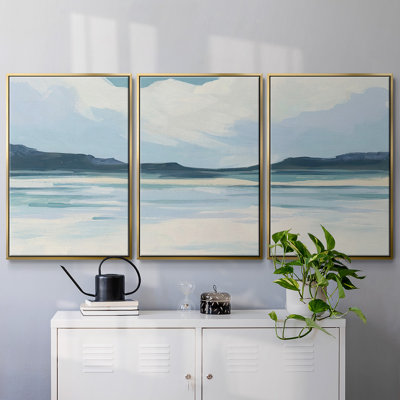 «Cream Coastline II», reproduction sur toile flottante