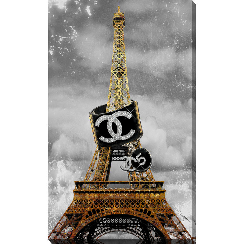 «Wraraps in Couture», reproduction sur toile, H 40 po x l 24 po x P 1,5 po, Toile tendue