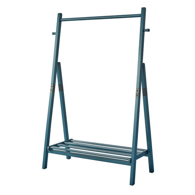 Solid Wood Clothing Rack, Freestanding Garment Organizer