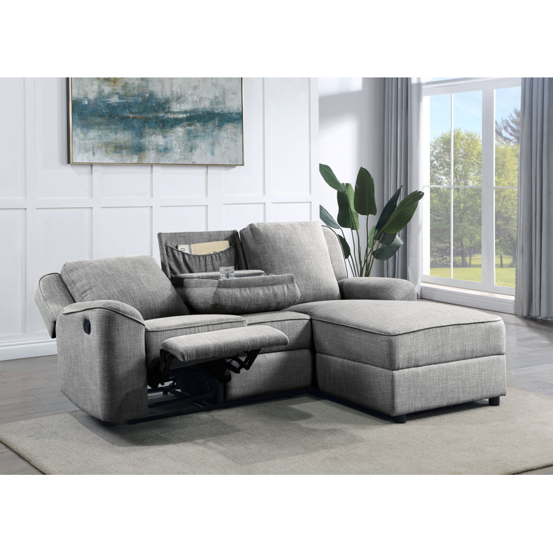 Olujimi Motion Sectional Sofa In Gray
