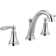 Woodhurst Widespread Bathroom Faucet 3 Hole, 2-handle Bathroom Sink Faucet with Drain Assembly