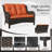 Anahit Outdoor Wicker Loveseat with Cushions-348002948