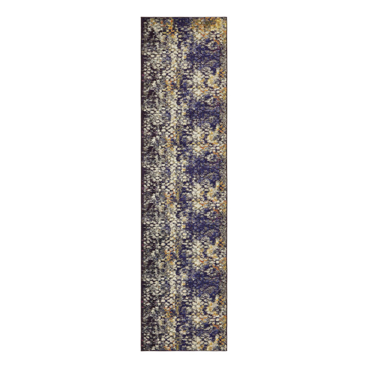 Dimonetta Washable Abstract Indoor Rug