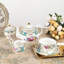 DNGJU 30.4oz. Floral Teapot Set