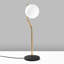 Lampe de table moderne en métal, finition noire, 7,1 x 7,1 x 24,0 pouces | Plaque de base de 7,1 po x 0,8 po | Câble de 78,7 pouces avec interrupteur marche / arrêt | Douille E14, 40 W maximum (ampoule non incluse) | Éclairage élégant et fonctionnel pour la maison et le bureau-2136474888