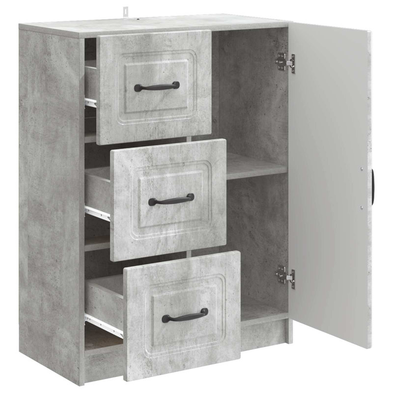 66cm Sideboard, Concrete Grey