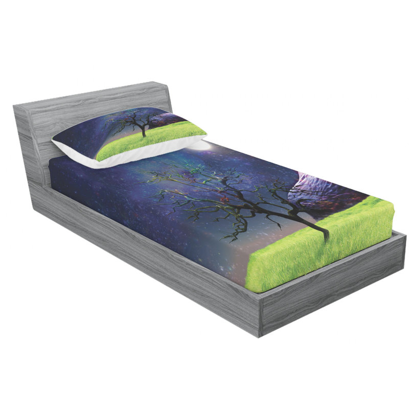 Microfiber Sheet Set, Twin XL Sheet Set with Fitted Sheet