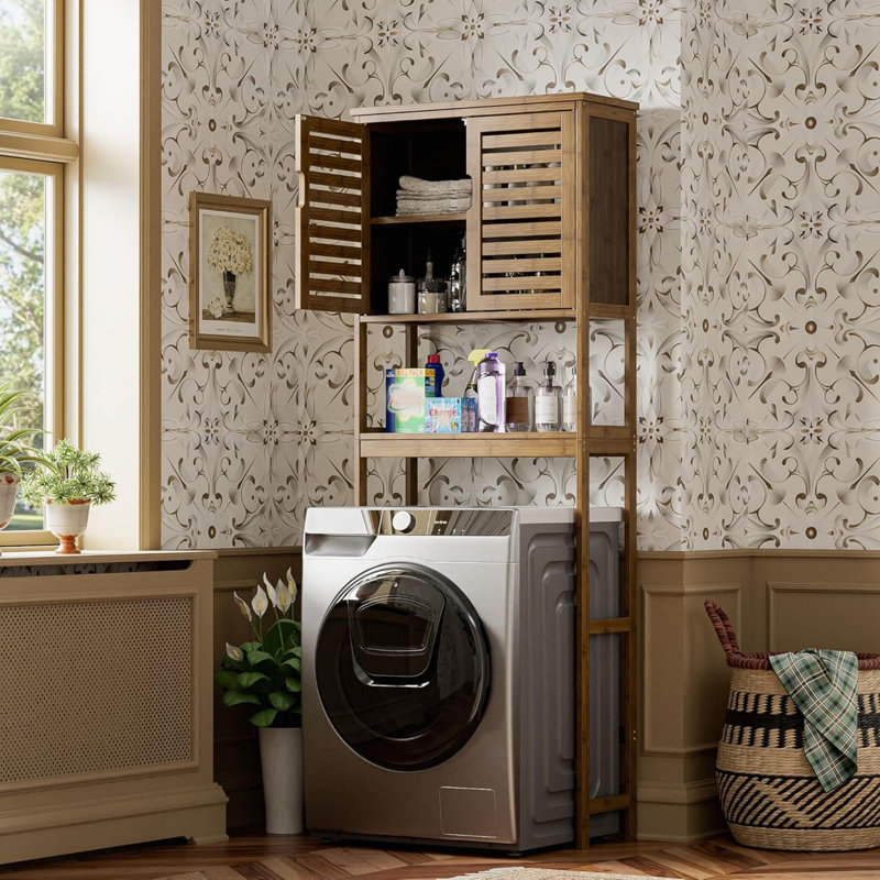 Freestanding Over The Toilet Storage