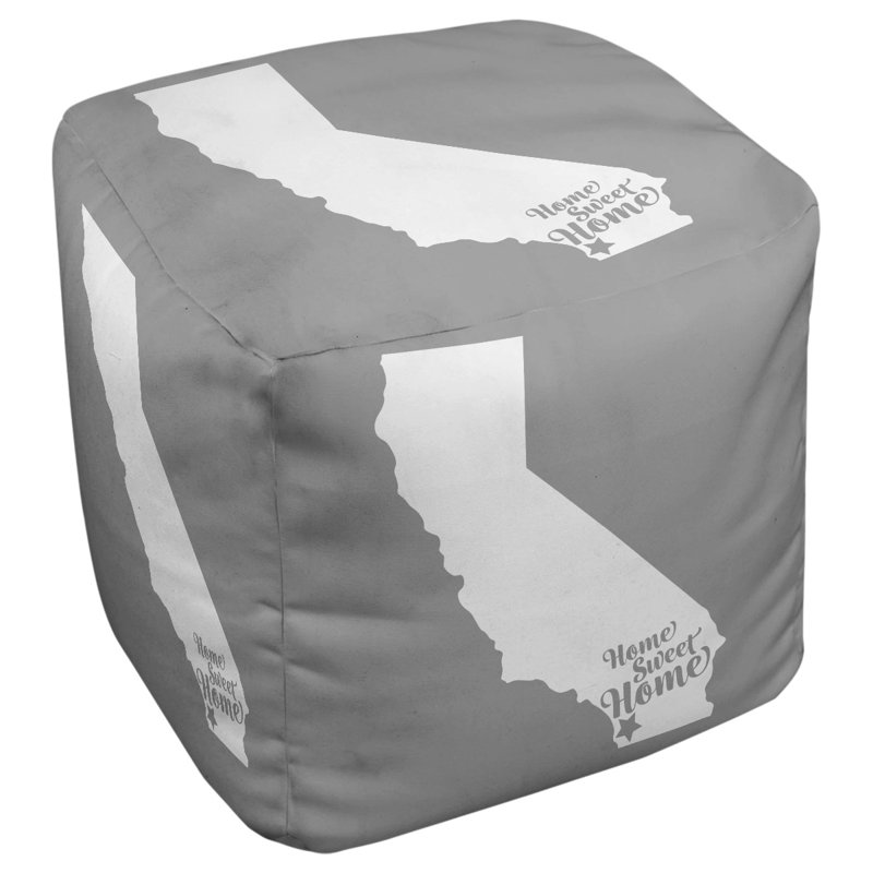 Repose-pieds cube san diego home, Gris