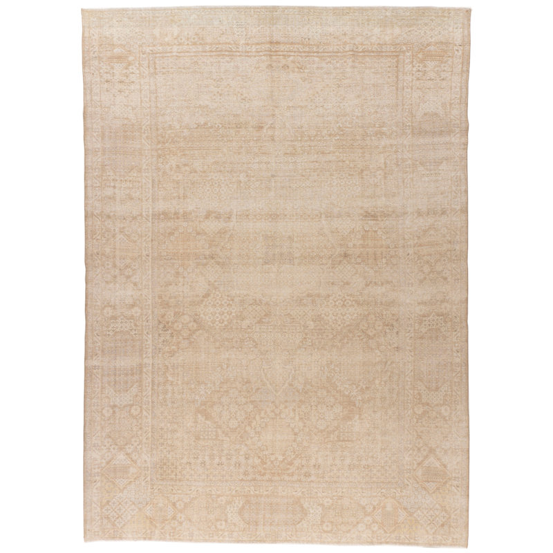 One-of-a-Kind Rectangle 9'6" X 13'5" Hand Knotted Area Rug