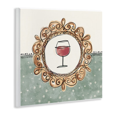 "Vin avec bordure classique", art par Anne Tavoletti