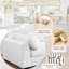 Canapé rembourré à assise profonde avec repose-pieds-104735745
