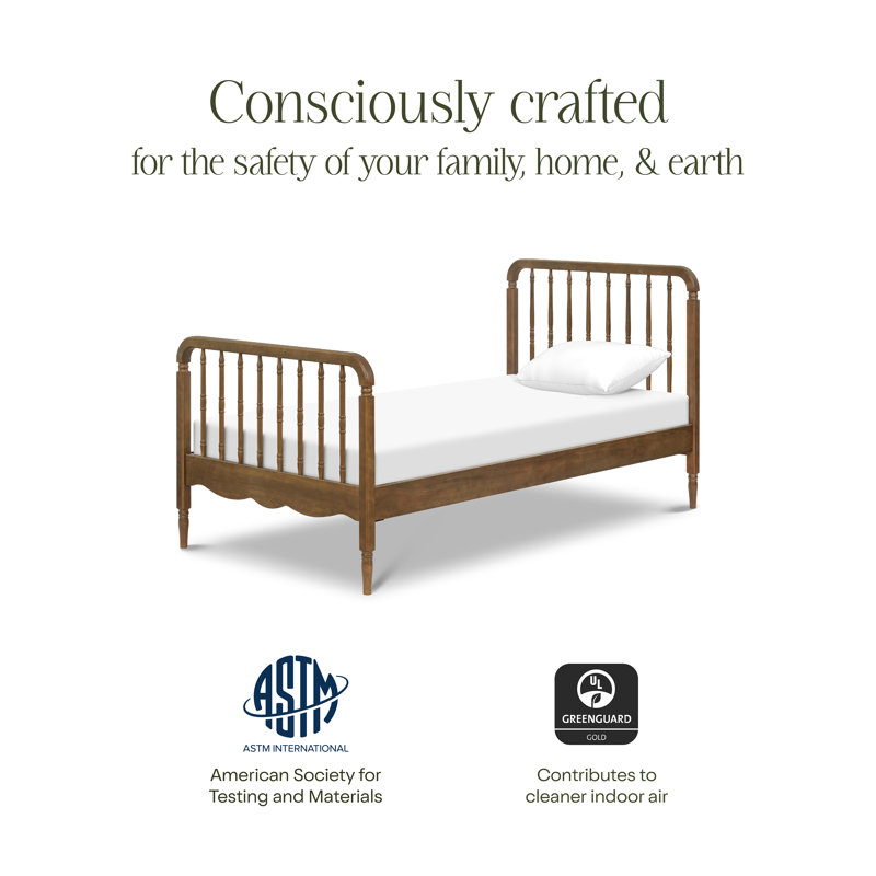 Liberty Bed, Twin, Natural Walnut