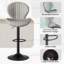19,29 po Tabourets de bar modernes pivotants, tabourets de bar à hauteur de comptoir avec dossier haut, assemblage facile en 3 à 5 minutes pour le bar, la cuisine et la salle à manger-601873796-589949203