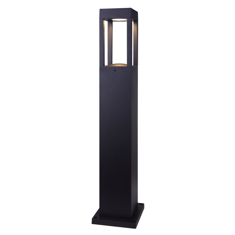 Black 31.5" H Integrated LED Outdoor Wall Lantern