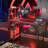 Johnothan LED Gaming Desk with Power Outlet,Computer Desk with Three Levels of Adjustable Shelves-92395024-99308899