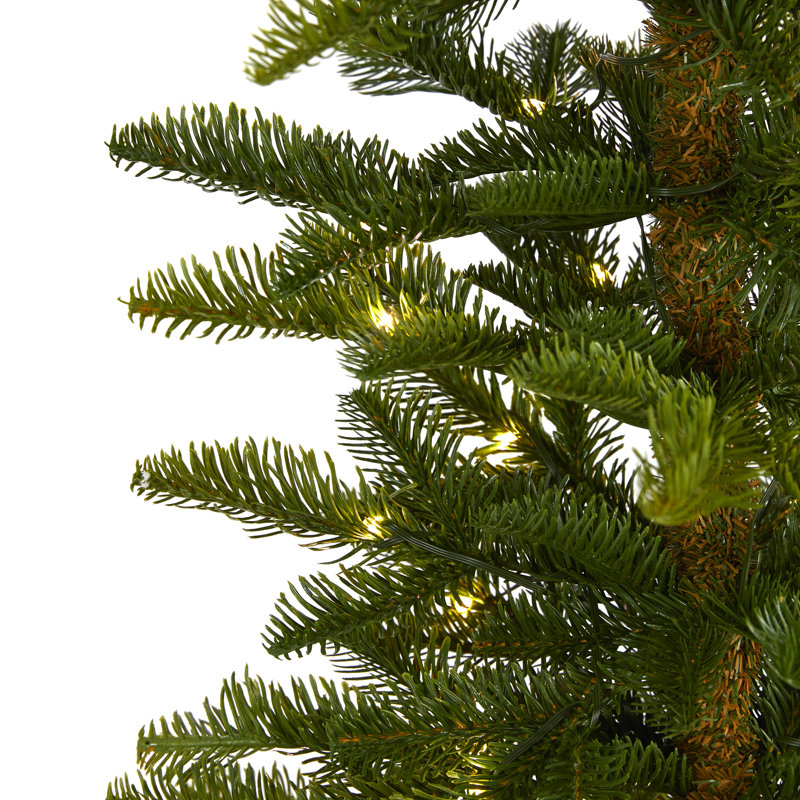 Lighted Artificial Christmas Tree, 6' H
