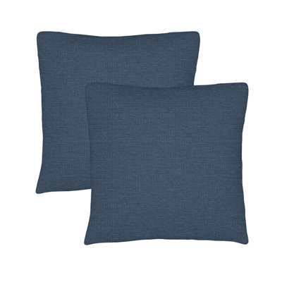Ensemble de 2 coussins décoratifs Sunbrella, coussins décoratifs d'extérieur carrés de 26 po x 26 po