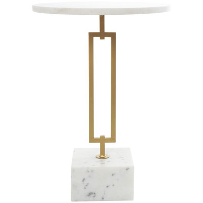 Marble Top End Table
