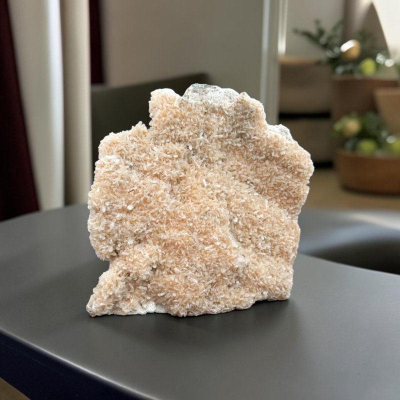 Rare Stilbite on Chalcedony