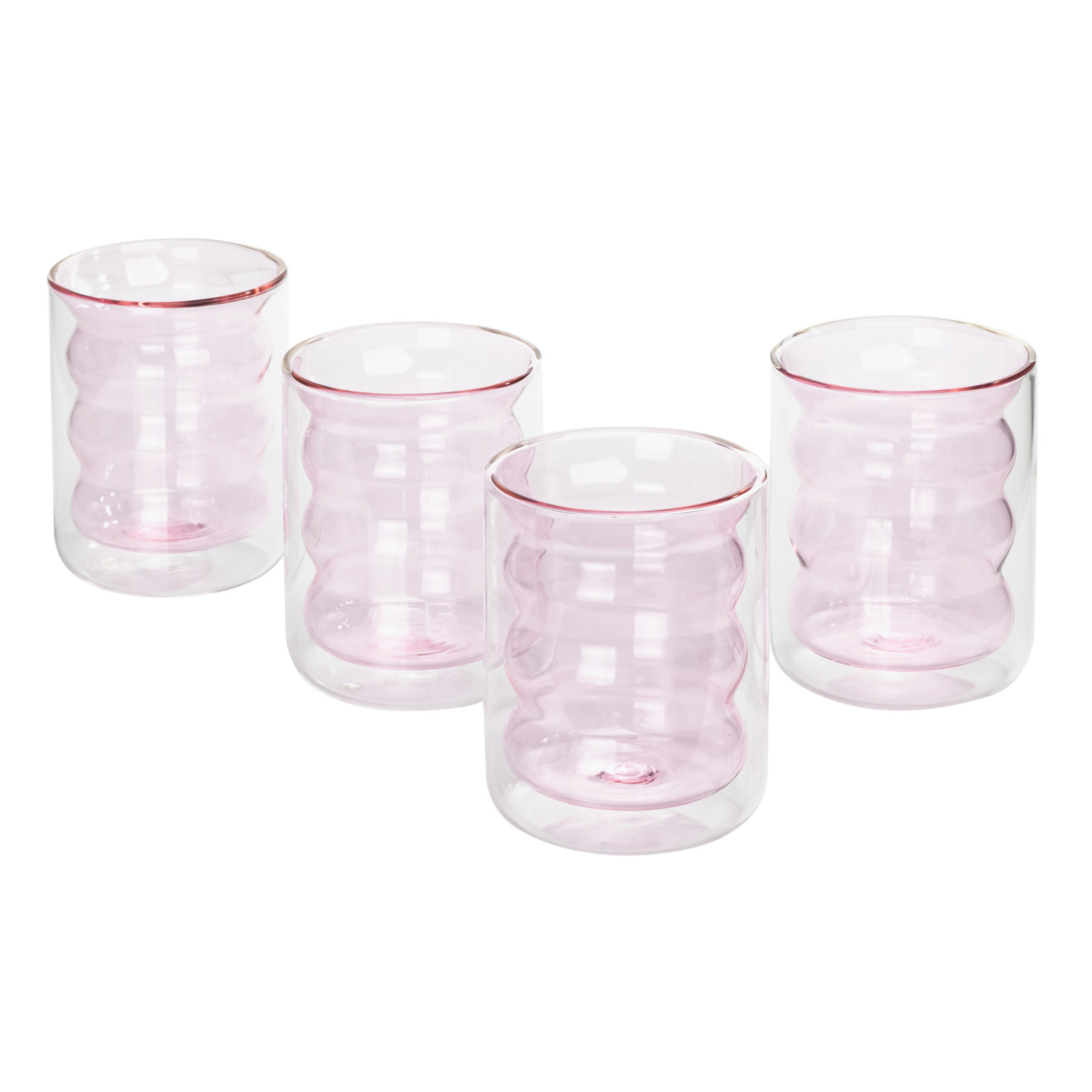 Vigo Drinking Glass Set, Blush