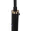 Lampe sur pied à DEL arquée 1 lumière Redondo - finition noir mat, laiton patiné, base en marbre noir, gradateur