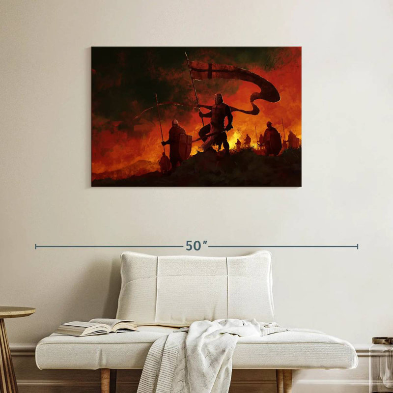 Keiri Medieval War, 26" H x 39" W