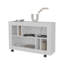 Console console, 5 tablettes, 4 roulettes-118037703