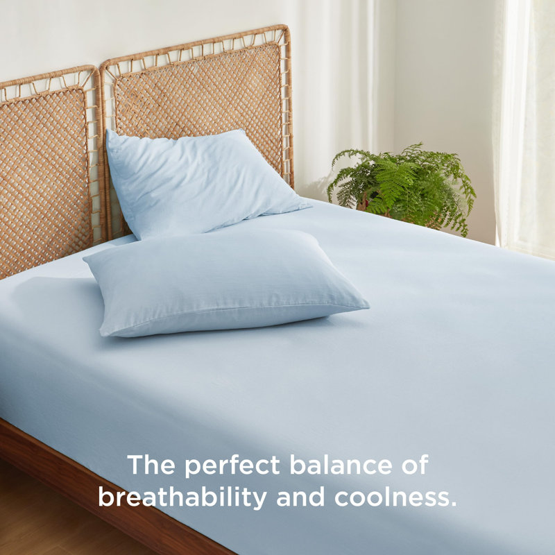 Drap-housse pour lit en nylon Lyocell, Ensemble de drap très grand avec un drap-housse e, Route aérienne