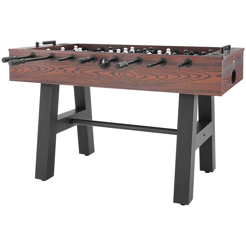 VEVOR 55'' Brown and Black Foosball Table with Telescopic Rods