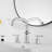 Widespread 2-handle Bathroom Faucet with Drain Assembly-74649003
